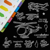 Craspire PVC Plastic Stamps, for DIY Scrapbooking, Photo Album Decorative, Cards Making, Stamp Sheets, Animal Pattern, 16x11x0.3cm