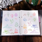 Craspire Camping Adventure Barbecue Clear Stamps Silicone Stamp Transparent Stamp for Card Making Decoration and DIY Scrapbooking