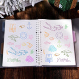 Craspire Ocean World Diving Clear Stamps Silicone Stamp Transparent Stamp for Card Making Decoration and DIY Scrapbooking