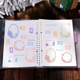 Craspire Ocean Theme Frames Clear Stamps Silicone Stamp Transparent Stamp for Card Making Decoration and DIY Scrapbooking Photo Frame Gifts
