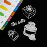 Craspire PVC Plastic Stamps, for DIY Scrapbooking, Photo Album Decorative, Cards Making, Stamp Sheets, Bottle Pattern, 16x11x0.3cm