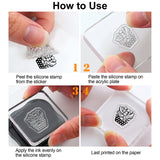 Craspire Cactus Clear Stamps Silicone Stamp Seal for Card Making Decoration and DIY Scrapbooking