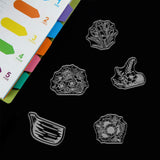 Craspire Flowers Pots Clear Stamps Silicone Stamp Seal for Card Making Decoration and DIY Scrapbooking