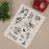 Craspire Bird Home Christmas wishes Clear Stamps Silicone Stamp Cards for Card Making Decoration and DIY Scrapbooking