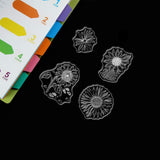 Craspire Sunflowers Clear Stamp Silicone Stamp Cards Leaves Stamp Transparent Seals for Card Making Decoration and DIY Scrapbooking