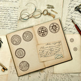 Craspire PVC Plastic Stamps, for DIY Scrapbooking, Photo Album Decorative, Cards Making, Stamp Sheets, Film Frame, Star Pattern, 16x11x0.3cm