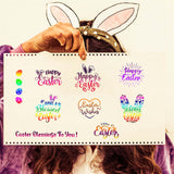 Craspire PVC Plastic Stamps, for DIY Scrapbooking, Photo Album Decorative, Cards Making, Stamp Sheets, Film Frame, Easter Theme Pattern, 16x11x0.3cm