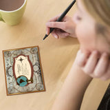 Craspire PVC Plastic Stamps, for DIY Scrapbooking, Photo Album Decorative, Cards Making, Stamp Sheets, Film Frame, Animal Pattern, 16x11x0.3cm