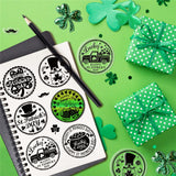 Craspire PVC Plastic Stamps, for DIY Scrapbooking, Photo Album Decorative, Cards Making, Stamp Sheets, Film Frame, Saint Patrick's Day Themed Pattern, 16x11x0.3cm