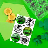 Craspire PVC Plastic Stamps, for DIY Scrapbooking, Photo Album Decorative, Cards Making, Stamp Sheets, Film Frame, Saint Patrick's Day Themed Pattern, 16x11x0.3cm