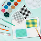 Craspire PVC Plastic Stamps, for DIY Scrapbooking, Photo Album Decorative, Cards Making, Stamp Sheets, Film Frame, Tartan Pattern, 16x11x0.3cm