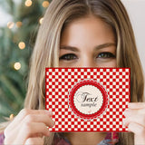 Craspire PVC Plastic Stamps, for DIY Scrapbooking, Photo Album Decorative, Cards Making, Stamp Sheets, Film Frame, Tartan Pattern, 16x11x0.3cm