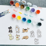 Craspire PVC Plastic Stamps, for DIY Scrapbooking, Photo Album Decorative, Cards Making, Stamp Sheets, Animal Pattern, 16x11x0.3cm