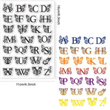 Craspire PVC Plastic Stamps, for DIY Scrapbooking, Photo Album Decorative, Cards Making, Stamp Sheets, Letter Pattern, 16x11x0.3cm