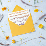 Craspire PVC Plastic Stamps, for DIY Scrapbooking, Photo Album Decorative, Cards Making, Stamp Sheets, Flower Pattern, 16x11x0.3cm