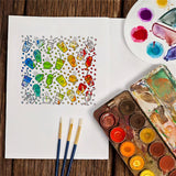 Craspire PVC Plastic Stamps, for DIY Scrapbooking, Photo Album Decorative, Cards Making, Stamp Sheets, Floral Pattern, 16x11x0.3cm