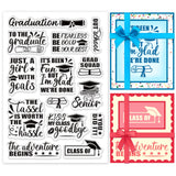 Craspire PVC Plastic Stamps, for DIY Scrapbooking, Photo Album Decorative, Cards Making, Stamp Sheets, Blessings Pattern, 16x11x0.3cm