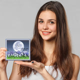 Craspire PVC Plastic Stamps, for DIY Scrapbooking, Photo Album Decorative, Cards Making, Stamp Sheets, Mountain Pattern, 160x110x3mm