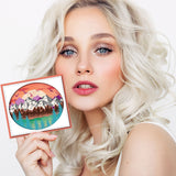 Craspire PVC Plastic Stamps, for DIY Scrapbooking, Photo Album Decorative, Cards Making, Stamp Sheets, Mountain Pattern, 160x110x3mm