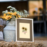 Craspire PVC Plastic Stamps, for DIY Scrapbooking, Photo Album Decorative, Cards Making, Stamp Sheets, Flower Pattern, 160x110x3mm