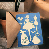 CRASPIRE Lady Dress Cutting Dies Metal Die Embossing Stencils for DIY Card Scrapbooking Craft Album Paper Decor
