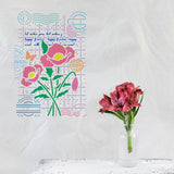 CRASPIRE PET Plastic Drawing Painting Stencils Templates Sets, Floral Pattern, 29.7x21cm, 6 sheets/set