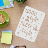 CRASPIRE PET Plastic Drawing Painting Stencils Templates Sets, Star Pattern, 29.7x21cm, 6 sheets/set