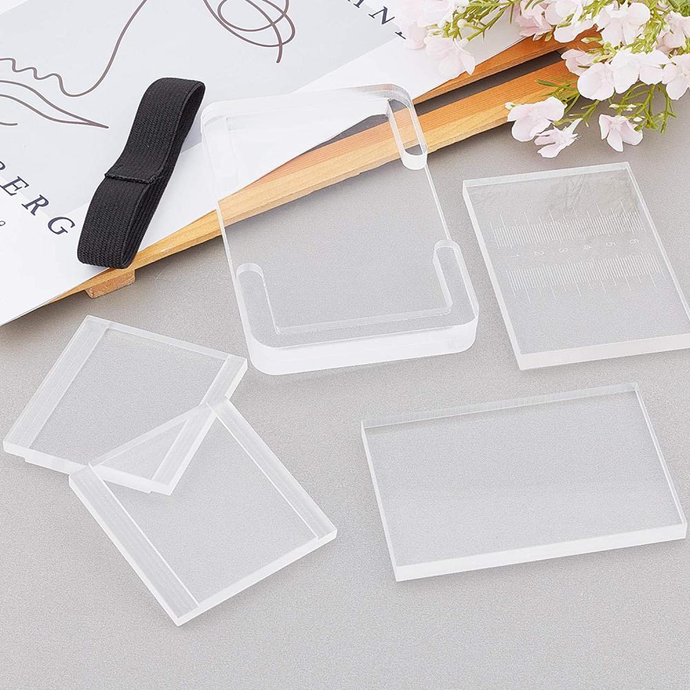 CRASPIRE 1 Set Acrylic Soap Loaf Mold for Soap Making, Separators Dividers  Partition Clapboard Rectangular Soap Loaf Mold Dividers for Handmade Soap