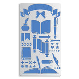 CRASPIRE Stainless Steel Cutting Dies, with Steel, for DIY Scrapbooking/Photo Album, Decorative Embossing DIY Paper Card, Mixed Patterns, 101x177x0.5mm