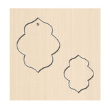 CRASPIRE Wood Cutting Dies, with Steel, for DIY Scrapbooking/Photo Album, Decorative Embossing DIY Paper Card, Other Pattern, 80x80x24mm