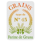 CRASPIRE Plastic Drawing Painting Stencils Templates, Rectangle, Word, 297x210mm