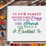 CRASPIRE Plastic Drawing Painting Stencils Templates, Rectangle, Word, 297x210mm