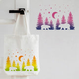 CRASPIRE Plastic Drawing Painting Stencils Templates, Rectangle, Animal Pattern, 297x210mm