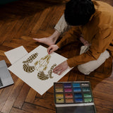 CRASPIRE Plastic Drawing Painting Stencils Templates, Rectangle, Sheep Pattern, 297x210mm