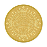 100pcs Embossed Gold Foil CONGRATULATIONS Seals Self Adhesive Stickers