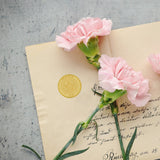 100pcs Embossed Gold Foil Five-Pointed Star Seals Self Adhesive Stickers