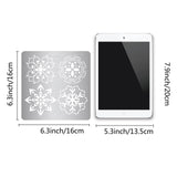 CRASPIRE Stainless Steel Cutting Dies Stencils, for DIY Scrapbooking/Photo Album, Decorative Embossing DIY Paper Card, Flower Pattern, 16x16x0.05cm