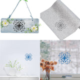 CRASPIRE Stainless Steel Cutting Dies Stencils, for DIY Scrapbooking/Photo Album, Decorative Embossing DIY Paper Card, Flower Pattern, 16x16x0.05cm