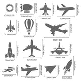 CRASPIRE Stainless Steel Cutting Dies Stencils, for DIY Scrapbooking/Photo Album, Decorative Embossing DIY Paper Card, Vehicle Pattern, 16x16x0.05cm