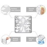 CRASPIRE Stainless Steel Cutting Dies Stencils, for DIY Scrapbooking/Photo Album, Decorative Embossing DIY Paper Card, Vehicle Pattern, 16x16x0.05cm