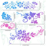 CRASPIRE Stainless Steel Cutting Dies Stencils, for DIY Scrapbooking/Photo Album, Decorative Embossing DIY Paper Card, Matte Style, Stainless Steel Color, Flower Pattern, 160x160x0.5mm