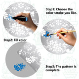 CRASPIRE Stainless Steel Cutting Dies Stencils, for DIY Scrapbooking/Photo Album, Decorative Embossing DIY Paper Card, Matte Style, Stainless Steel Color, Flower Pattern, 160x160x0.5mm