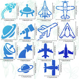 CRASPIRE Stainless Steel Cutting Dies Stencils, for DIY Scrapbooking/Photo Album, Decorative Embossing DIY Paper Card, Matte Style, Stainless Steel Color, Plane Pattern, 16x16cm
