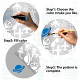CRASPIRE Stainless Steel Cutting Dies Stencils, for DIY Scrapbooking/Photo Album, Decorative Embossing DIY Paper Card, Matte Style, Stainless Steel Color, Plane Pattern, 16x16cm