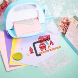 CRASPIRE Carbon Steel Cutting Dies Stencils, for DIY Scrapbooking/Photo Album, Decorative Embossing DIY Paper Card, Matte Platinum Color, Car Pattern, 7.2x13.4x0.08cm