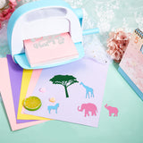 CRASPIRE African Scenes Metal Cutting Dies Elephants Die Cuts