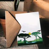 CRASPIRE African Scenes Metal Cutting Dies Elephants Die Cuts