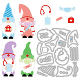 CRASPIRE Gnome Doctor Cutting Dies Nurse Day Die Cuts