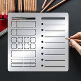 CRASPIRE Stainless Steel Cutting Dies Stencils, for DIY Scrapbooking/Photo Album, Decorative Embossing DIY Paper Card, Stainless Steel Color, Mixed Patterns, 15.6x15.6cm