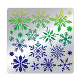 CRASPIRE Stainless Steel Cutting Dies Stencils, for DIY Scrapbooking/Photo Album, Decorative Embossing DIY Paper Card, Matte Style, Stainless Steel Color, Snowflake Pattern, 15.6x15.6cm